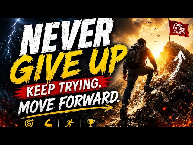 Never give up! - YouTube