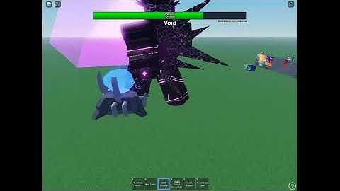 Killing void in tower battles core defenders (creative mode)