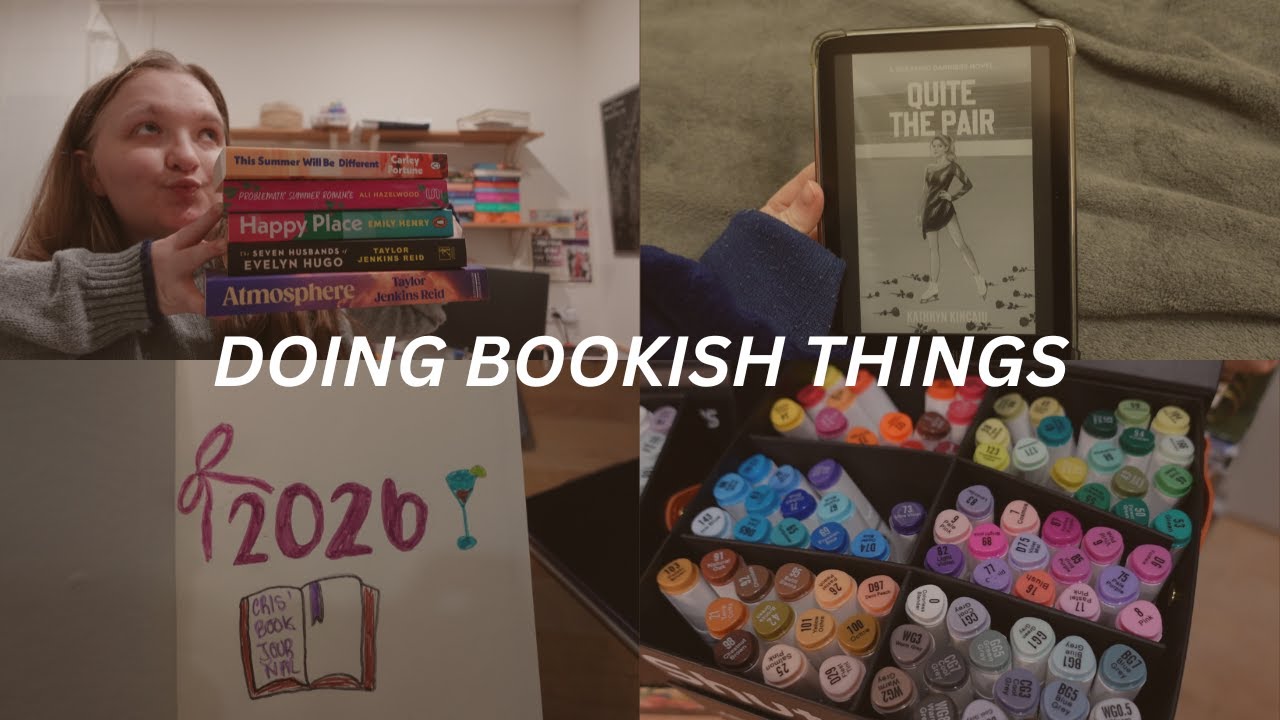 Doing bookish stuff during finals (so i don’t lose my mind) 🌨️💗