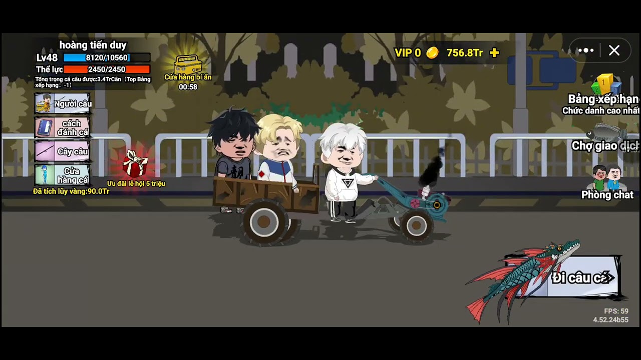 Câu cá vạn cân (Real)