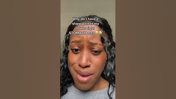 Why do I have sharp pain in my lower right of the stomach??