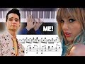 Taylor Swift - ME! feat. Brendon Urie Advanced Piano Cover with Sheet Music
