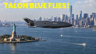 Northrop Grumman’s Talon Blue Wingman Drone Officially Makes First FlightTALON BLUE FLIES!