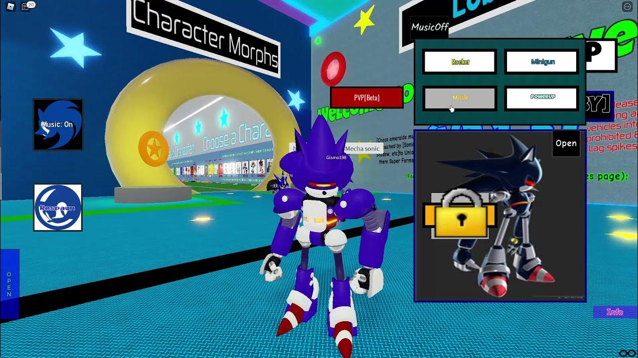 SONIC UNIVERSE RP *Neo Metal Sonic 3.0* Roblox 