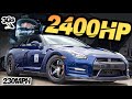 2400HP GTR 230MPH Ride-Along pulls 3G’s + 500HP Turbo Hayabusa (Mind Blowing Acceleration!)