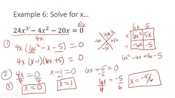 3.2E Part 2 Solving Polynomial Equations