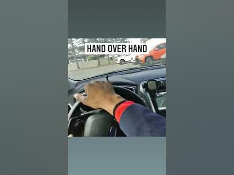 How to do hand over hand technique? Tips for beginner drivers - YouTube