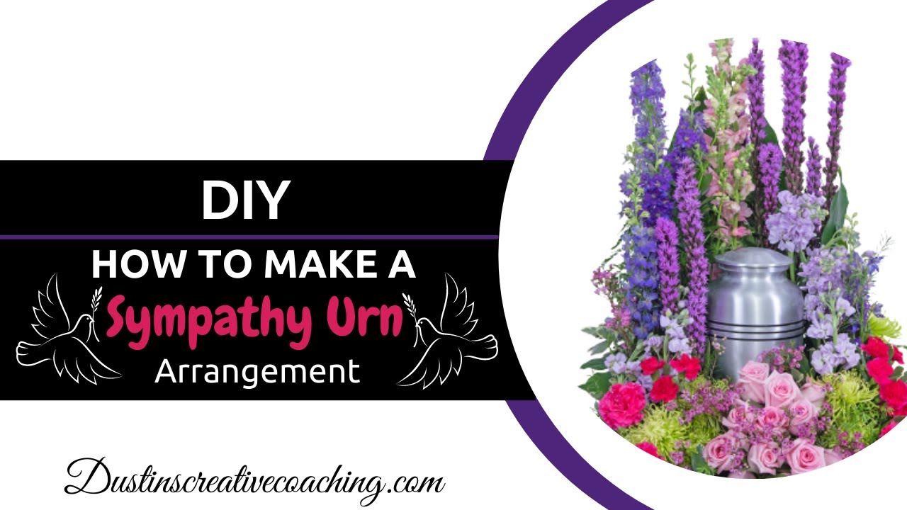 Как оформить композицию для урны соболезнований