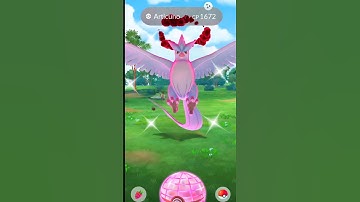 When I Got Shiny Dynamax Legend Bird #shorts #shiny #dynamax #catch #legendary #maxbattle #ultragoo