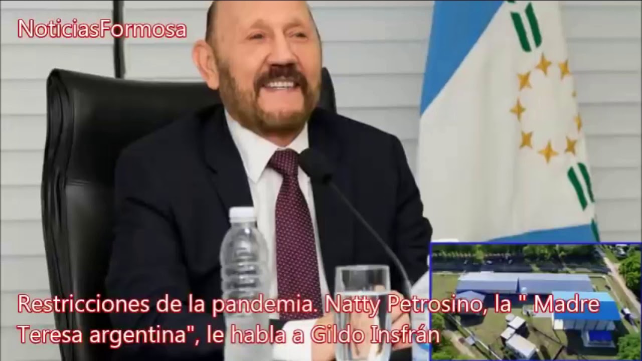 Mensaje de Natty Petrosino para Gildo Insfran