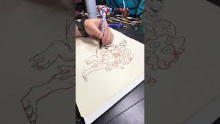 Adventure series Animals and Dinosaurs #art #drawing #artshorts #inkdrawing #fyp #originalart