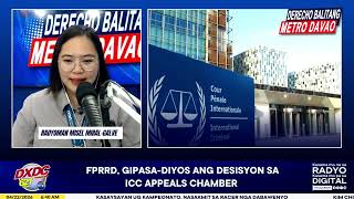 FPRRD, GIPASA-DIYOS ANG DESISYON SA ICC APPEALS CHAMBER