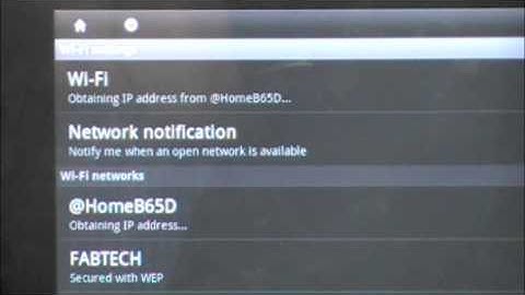 How to connect to WIFI - ZT-180 Android Tablet