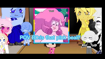 Past diamonds react to the future