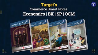 Std 11 Commerce Books Economics, Oc, Bk And Sp Smart Notes Target Publications