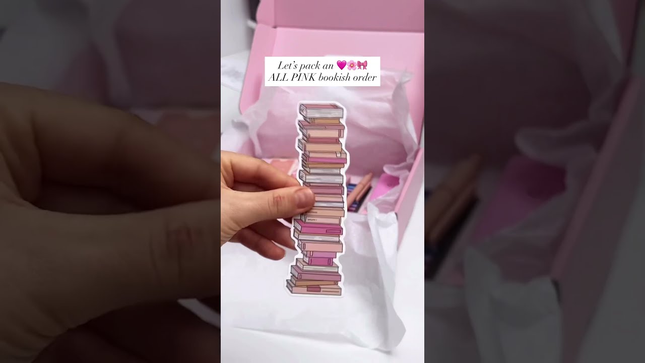  My Shop Pink Bookish Bundle Packing With Love Bookishbundle