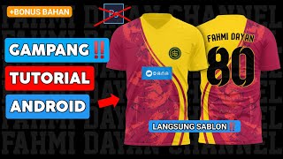 Gampang‼️ Cara Desain Kaos Futsal di Android | Bisa Langsung Sablon screenshot 2