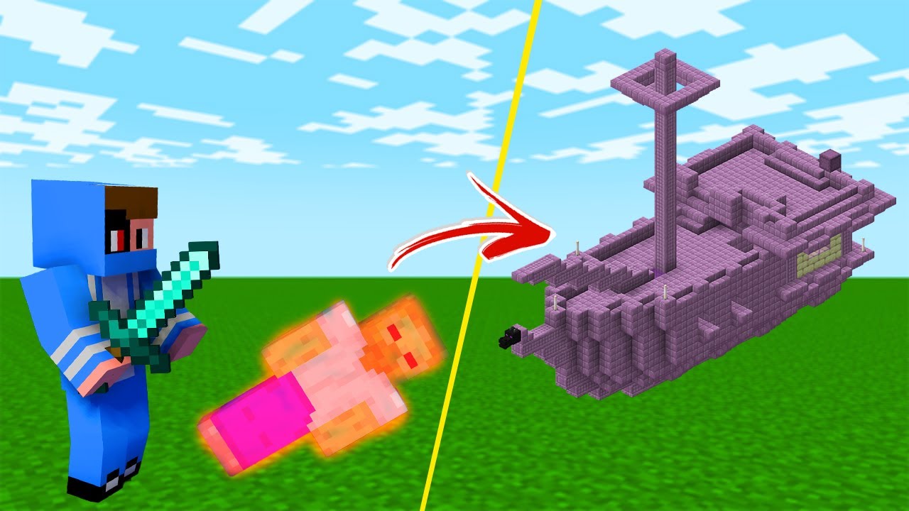 Minecraft But Killing Mobs Spawn Structures #TTG - YouTube