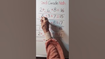 2nd grade math# find the missing addends #shorts