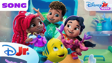 Disney Jr.’s Ariel "Teamwork Is Fun" Song 🎶 | The Little Mermaid 🧜🏾‍♀️ | @disneyjr