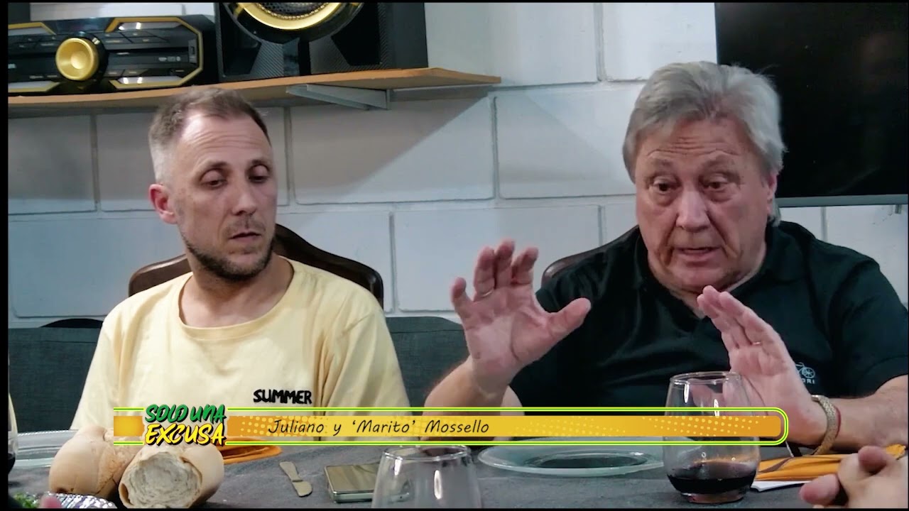 Solo una Excusa: Compartimos el asado con Juliano y Marito Mossello
