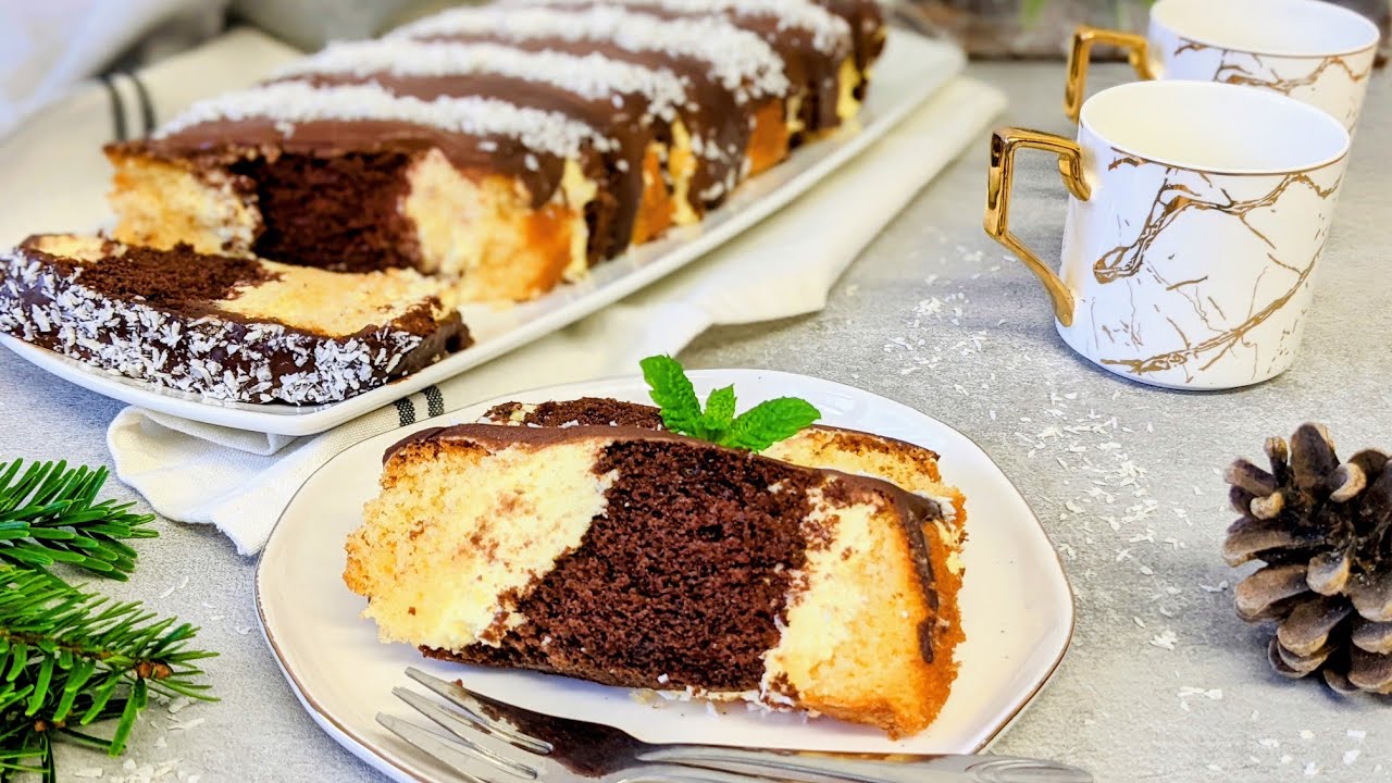 бисквит с пудинговым кремом