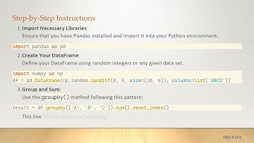 How to Sum Up Values in Pandas DataFrame Based on Multiple Columns