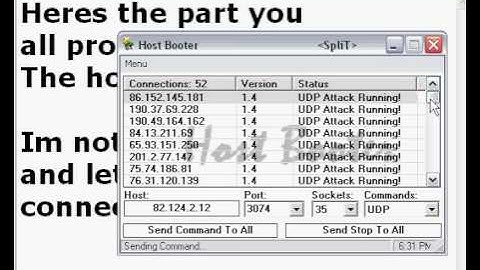 Host Booter In Action*WITH 100% VIRUS FREE BOT