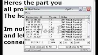Host Booter In Action*WITH 100% VIRUS FREE BOT