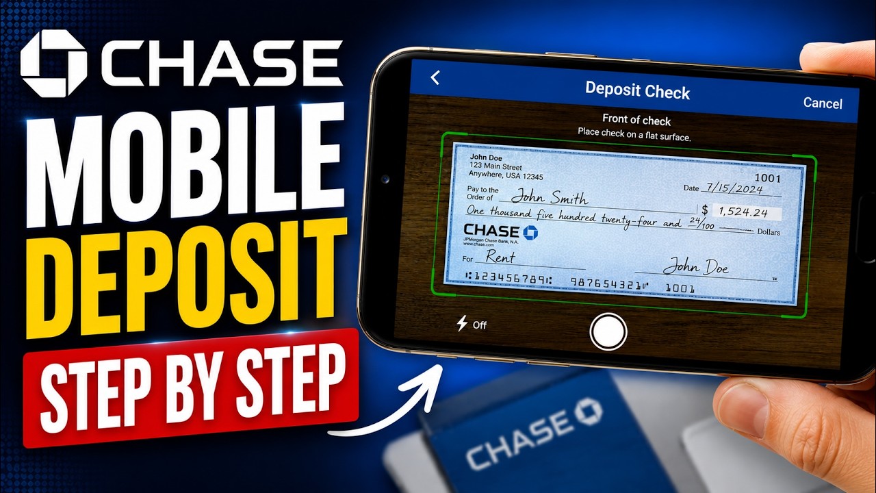 💵 How to Deposit Checks on Chase Mobile App from Your Phone | Chase ...