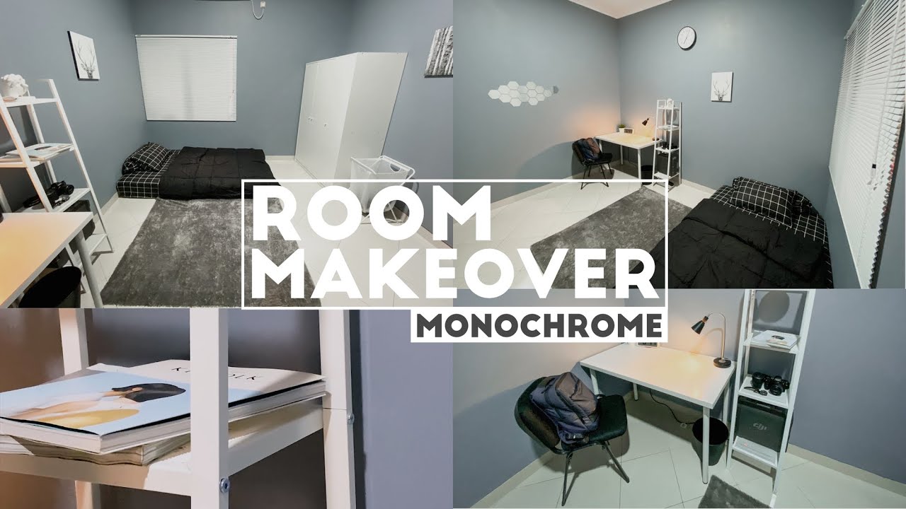 Curated visual reference: Gallery Detail: Small Room Makeover Monochrome Minimalist Room Indonesia