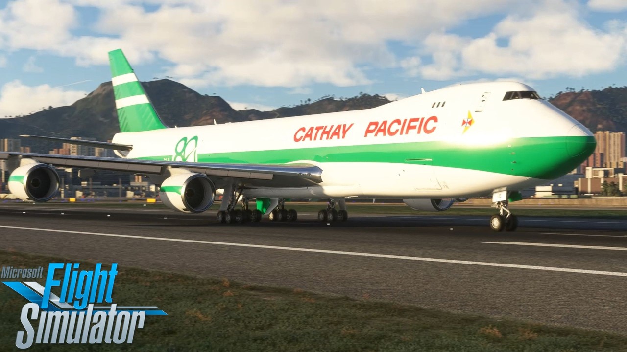 MSFS 2020 | BOEING 747-8F B-LJE CATHAY PACIFIC 80 YEARS RETRO LIVERY