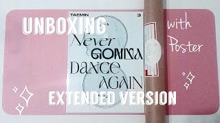 ✨UNBOXING TAEMIN 3rd Studio Album Never Gonna Dance Again (Extended Ver.) ✨