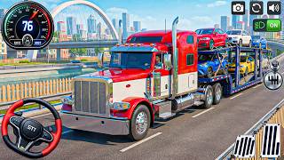American Cargo Truck Simulator 3D: Перевозка легковых автомобилей на тяжелом грузовике — геймплей... screenshot 3