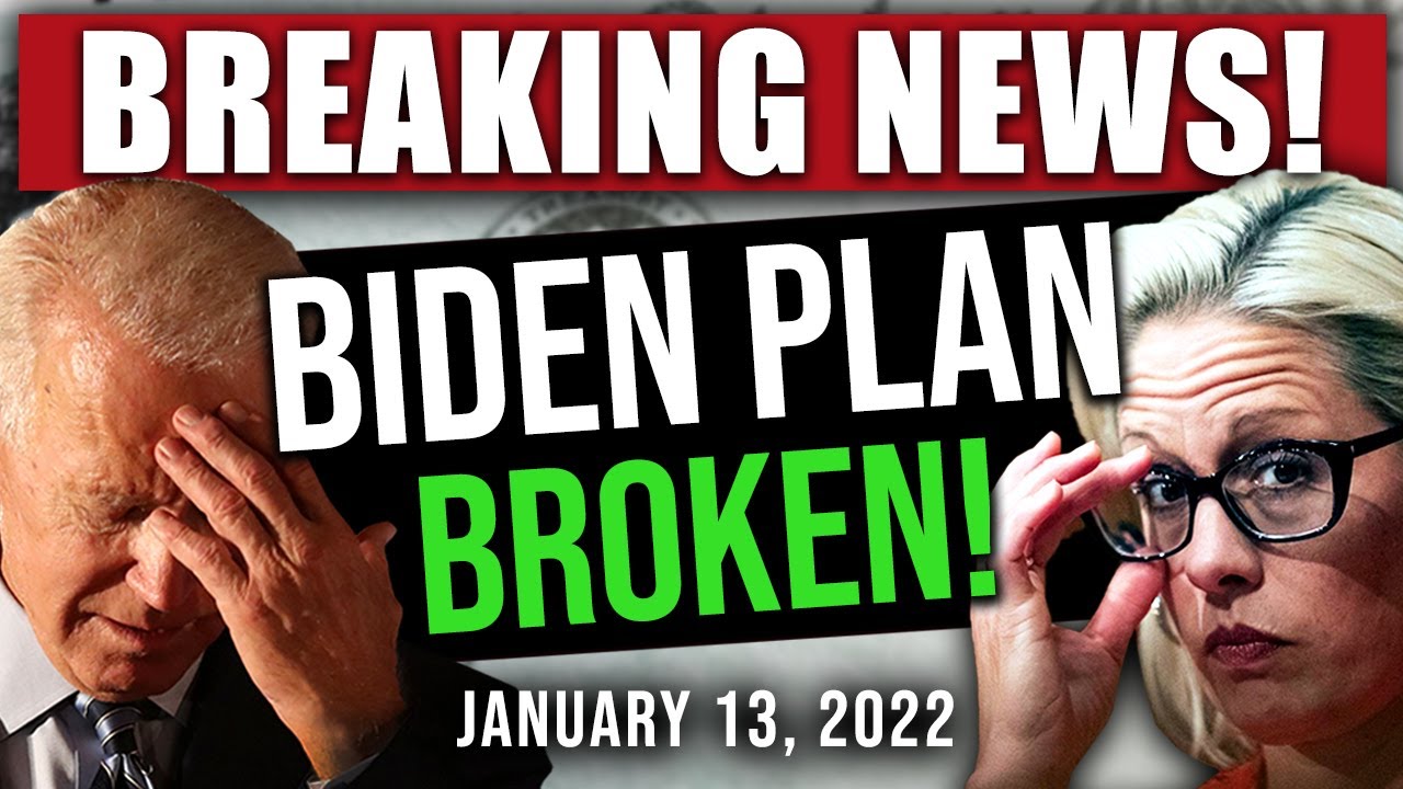 (WOW! SINEMA BREAKS BIDEN!) STIMULUS CHECK UPDATE & BUILD BACK BETTER 01/13/2022