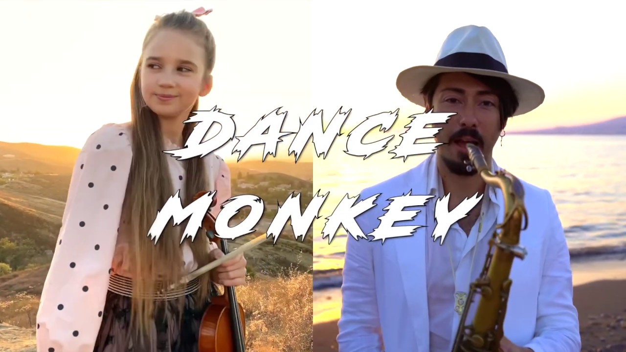 DANCE MONKEY Daniele Vitale Sax & Karolina Protsenko Violin. Саксофоне