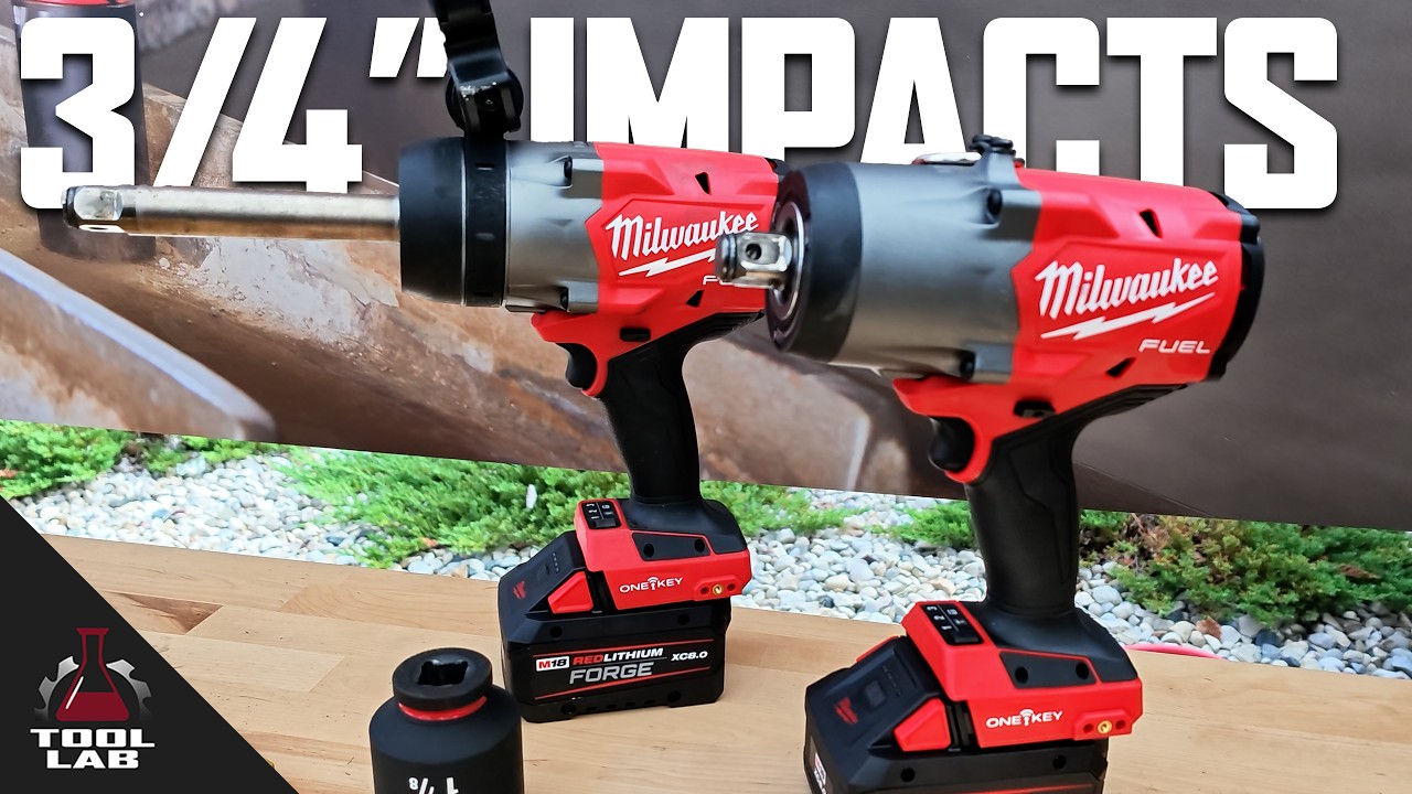 Milwaukee 3/4" Extended Anvil High-Torque Impact Wrench