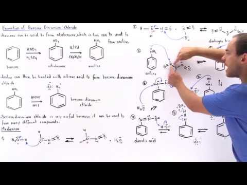 Видео: Бензол диазони хлоридыг усаар халаахад үүсдэг үү?