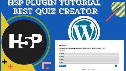 H5P wordpress plugin tutorial create interactive videos | Interactive student activities - H5P