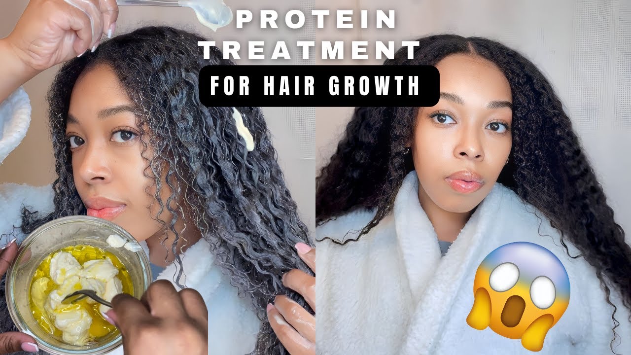 DIY Protein Treatment for Hair Growth Your Natural Hair will LOVE this! Repair Damaged Hair
