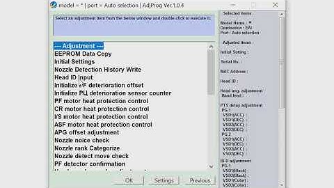 Free Epson WF-C5210, WF-C5290, WF-C5710, WF-C5790 Adjustment Program - DEMO Version