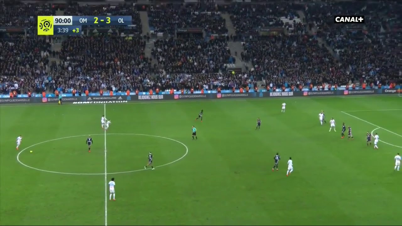 La bagarre de fin de match OM vs ol