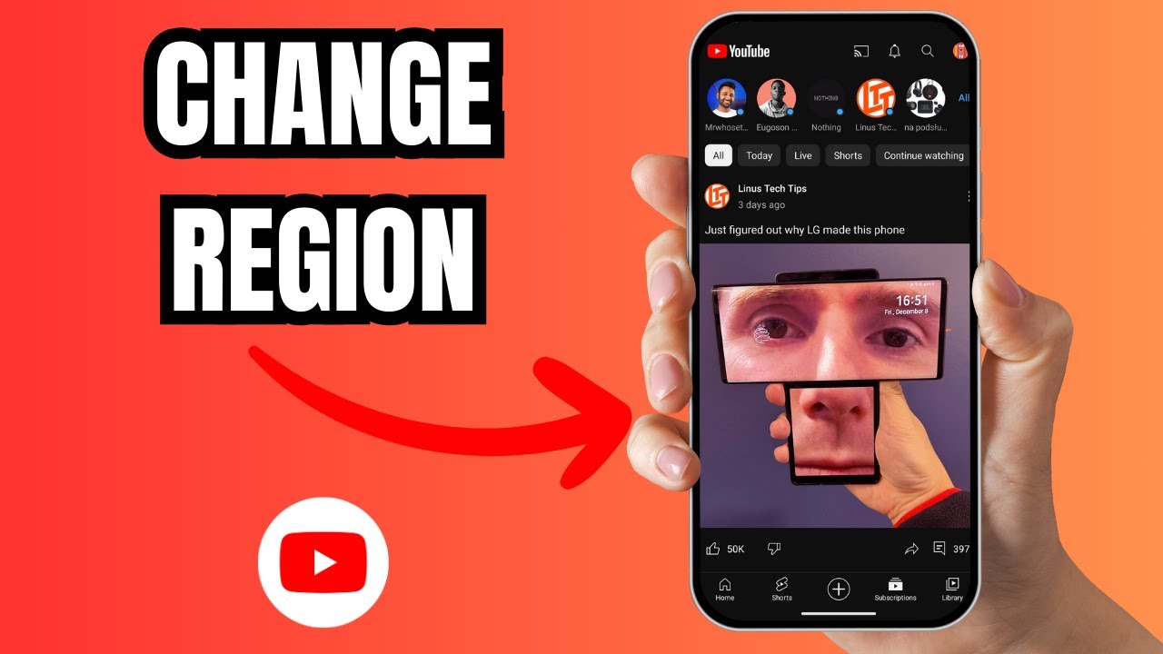 How to Change Region on YouTube App - YouTube