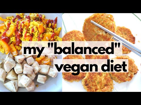 WHAT I ATE IN A DAY (How I Eat a "Balanced" Vegan Diet) // easy vegan meals