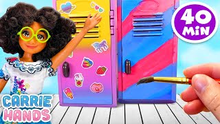 Locker Makeover &amp; DIY Decorations With Disney Encanto, Trolls, and Barbie |Fun Compilations For Kids