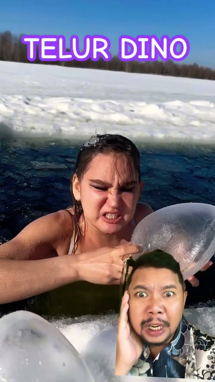 RATU ES DAN TELUR DINO!!!?? #frozenqueen #icequeen #cold #funny #frozen