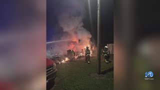 Barn in Grassfield damaged in fire