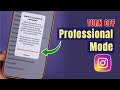 How to Turn OFF Professional Mode on Instagram! [Switch Back to Personal Account]