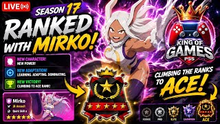 🔴 MHUR SEASON 17 LIVE 🐰 Ranked Mirko Grind To ACE!