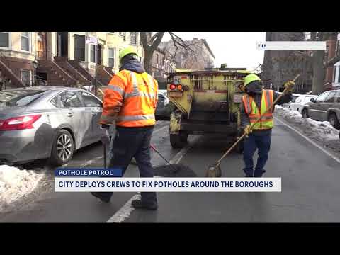 DOT sets out on 'pothole blitz' to clear roads in NYC